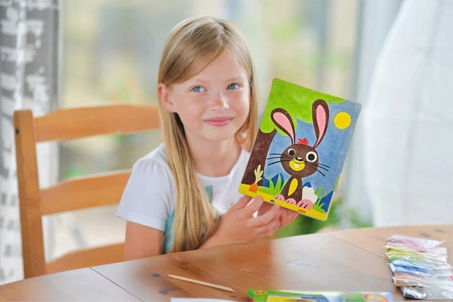 Piaskowe Malowanki WIELKANOCNY ZAJĄCZEK 6+ Alexander 3062_10