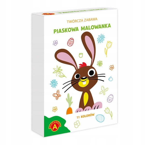 Piaskowe Malowanki WIELKANOCNY ZAJĄCZEK 6+ Alexander 3062_11