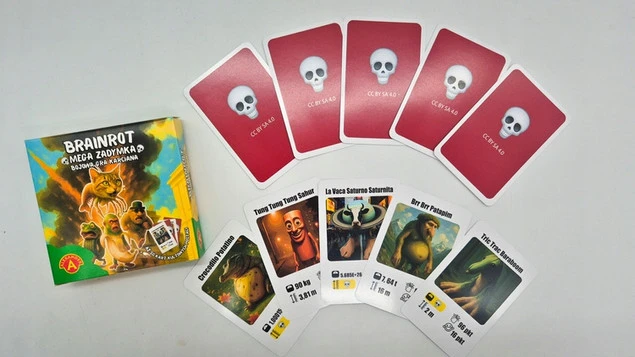Gra Karciana BRAINROT Mega Zadymka 8+ Alexandra 3249_4