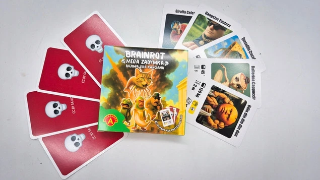Gra Karciana BRAINROT Mega Zadymka 8+ Alexandra 3249_5