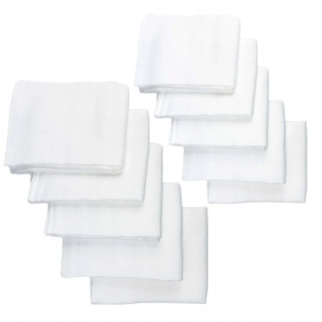 BOCIOLAND Pieluchy TETROWE Bawełniane Hipoalergiczne 70x80 10szt._2