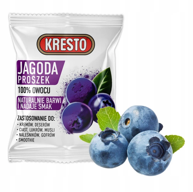 KRESTO Jagoda Leśna Liofilizowana Proszek 15g Owoc 100%