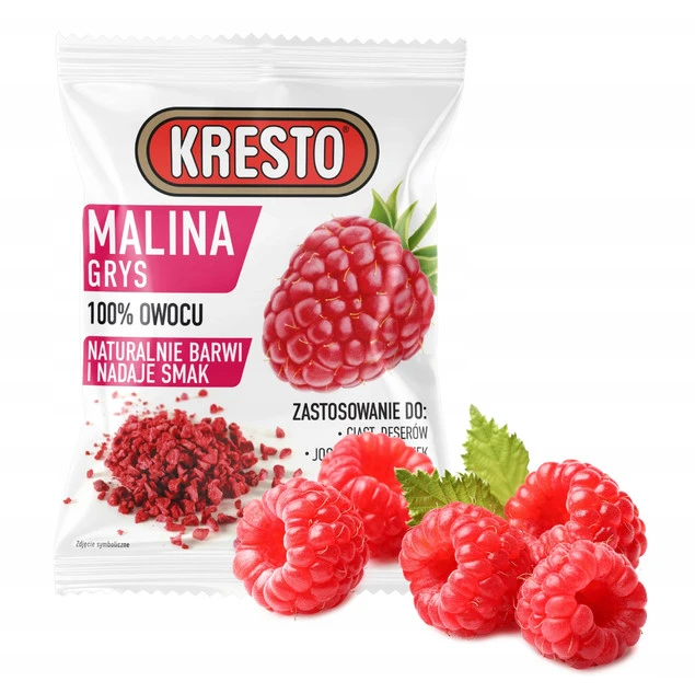 KRESTO Malina Liofilizowana Grys 15g Owoc 100%