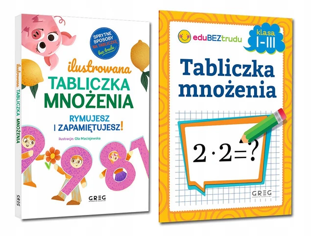 ILUSTROWANA TABLICZKA MNOŻENIA Rymujesz i Zapamiętujesz! Tabliczka Mnożenia