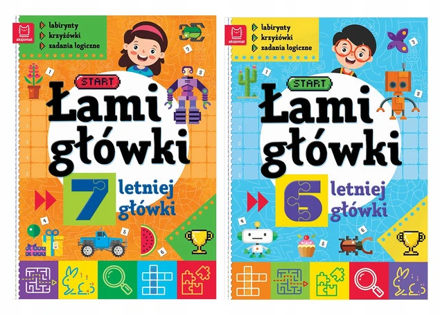 Zestaw Łamigłówek dla dzieci 6-7 lat