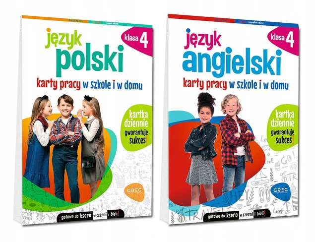 Karty Pracy Klasa 4 Język Polski i Angielski