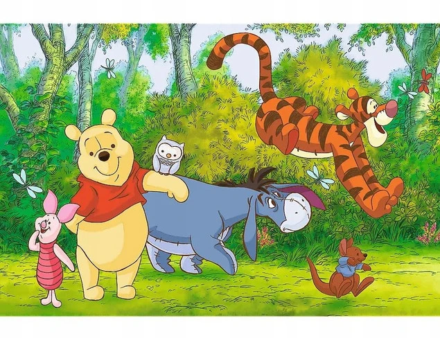 Puzzle 60-elementowe Kubuś Puchatek Smaczny Miodek od Trefl
