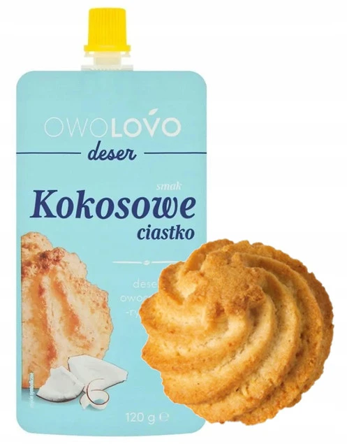 OWOLOVO Deser o Smaku CIASTKA KOKOSOWEGO