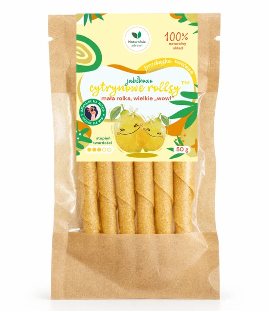 Rollsy jabłko-cytryna Naturalnie Zdrowi 50 g