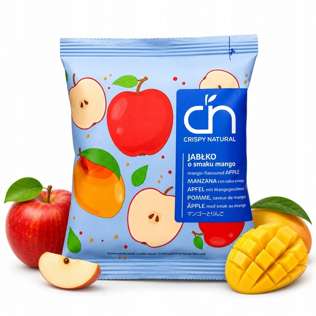 Jabłka o smaku mango Suszone owoce Crispy Naturalf_1