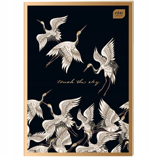Interdruk ZESZYT W LINIĘ A4 60 kartek Metallic Satin Gold Mix 1 sztuka_1