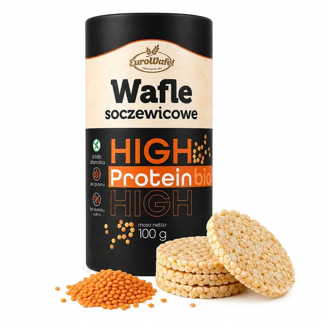 Eurowafel Wafle Soczewicowe 100 g High Protein