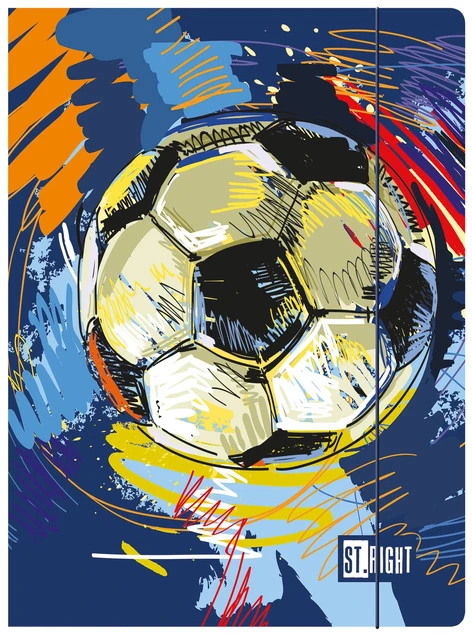 Teczka rysunkowa A4 z gumką MATCH BALL