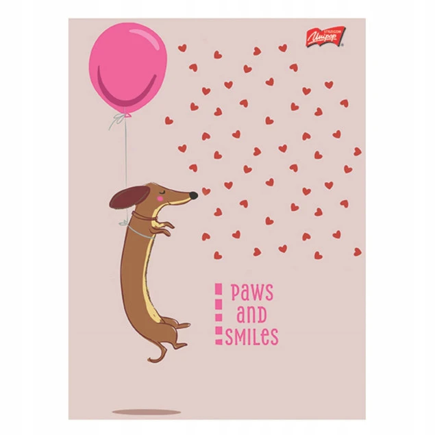 Zeszyt A5 32k kratka Lovely Dachshund Unipap_1