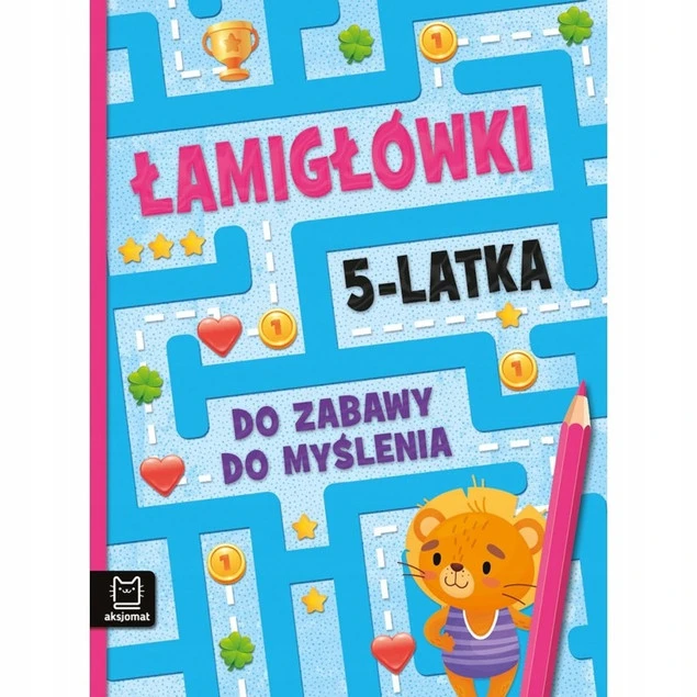 Łamigłówki 6-latka zbiór zabaw logicznych