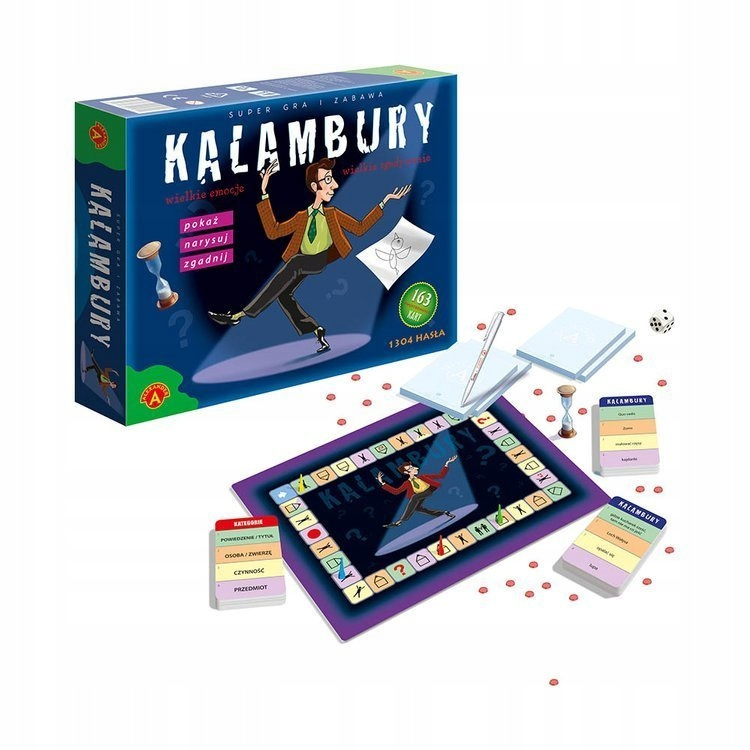 Kalambury Duże Gra Towarzyska Dla Dzieci i Dorosłych 7+ Alexander 0597_1