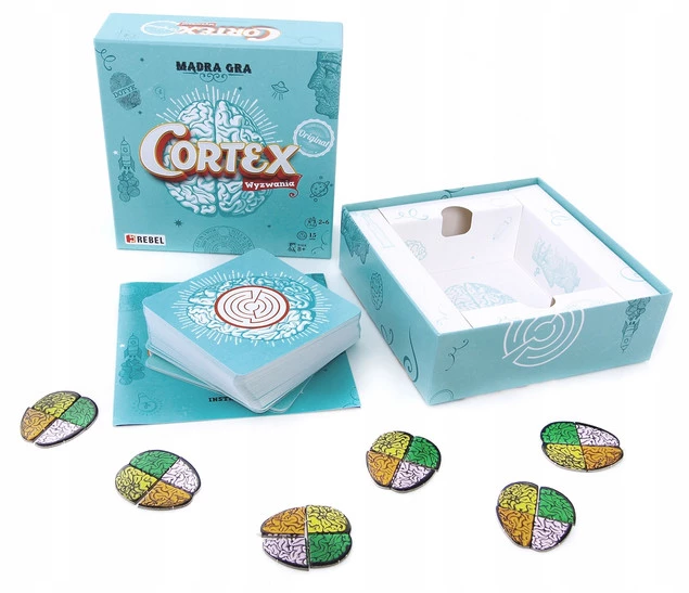 CORTEX Gra Planszowa Rozbudzająca Twoje Zmysły 2-6 Osób 8+ Rebel_10