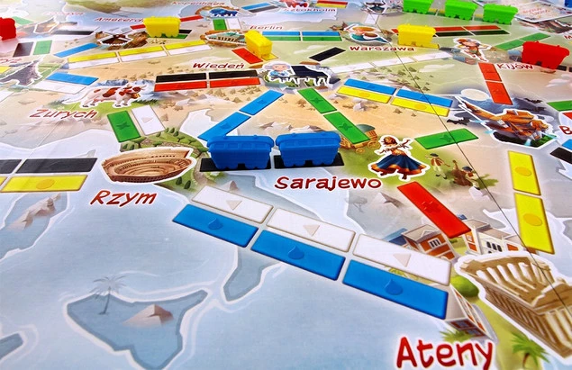 Gra planszowa Wsiąść do Pociągu Pierwsza podróż_7