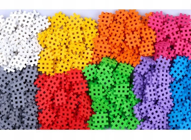 Marioinex Klocki Wafle Mini, 500 Sztuk Kreatywne 2+_6