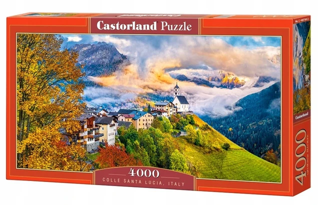 Puzzle 4000 Układanka Krajobraz WŁOCHY Góry Widok Santa Lucia 9+ Castorland_2