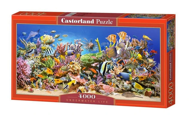 Puzzle 4000 Układanka Ocean ORGANIZMY MORSKIE Ryby Woda Kolor 9+ Castorland_1