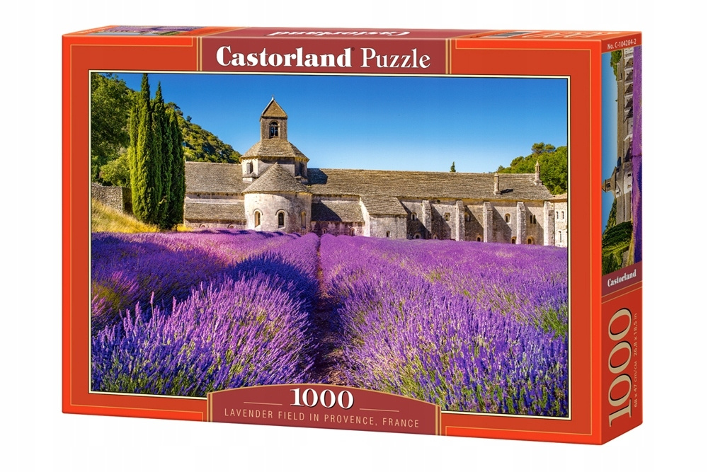 Puzzle 1000 Układanka Francja LAWENDOWE POLE Prowansja Kwiaty 12+ Castor_2