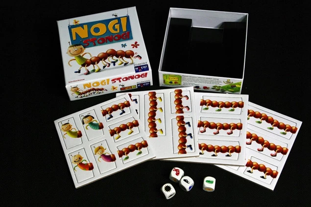 Nogi Stonogi Gra Planszowa Liczenie i Nauka Kolorów 4+ Egmont 2596_6