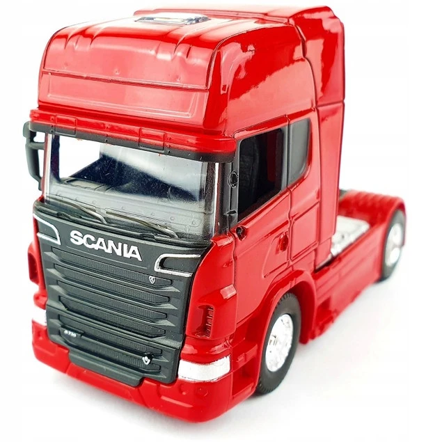 Model Welly Truck Scania V8 R730 1:64 Kolekcjonerski Samochód Dla Fanów_4