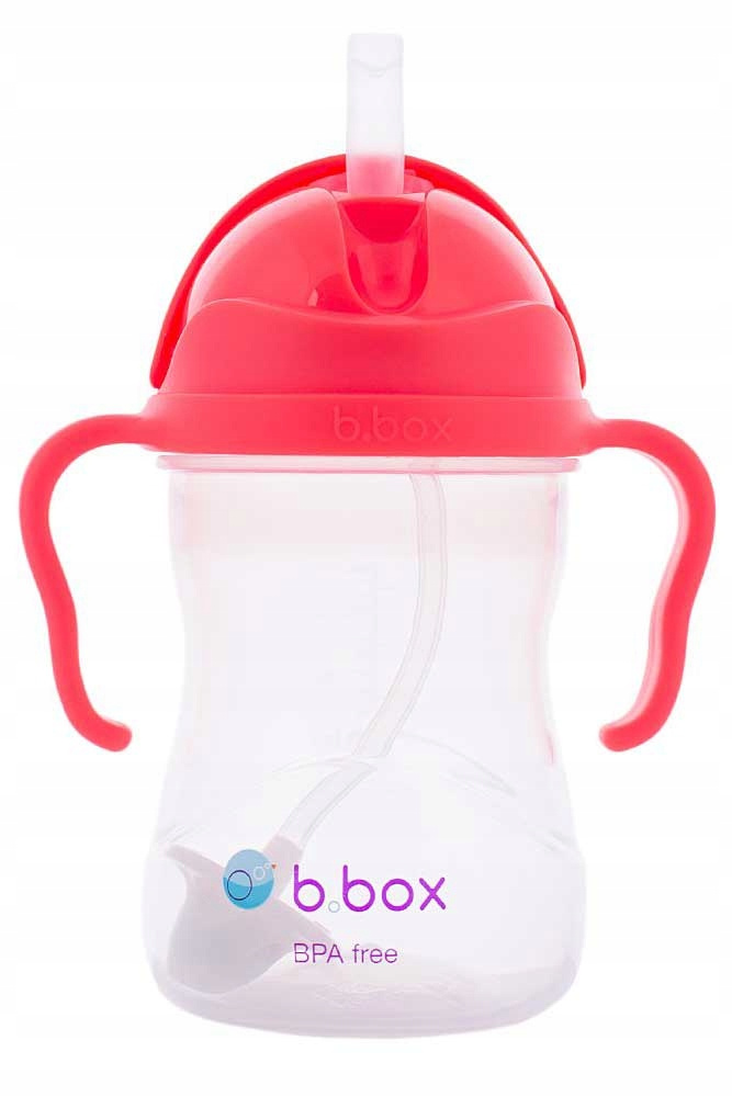 Kubek Niekapek Z Obciążoną Słomką ARBUZOWY 6M+ 240 ml B.Box_2