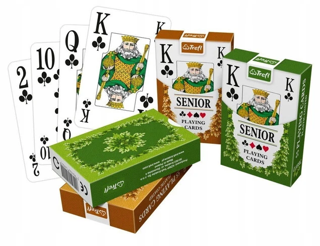 Karty Standardowe 55 Listków Classic Senior Trefl_2