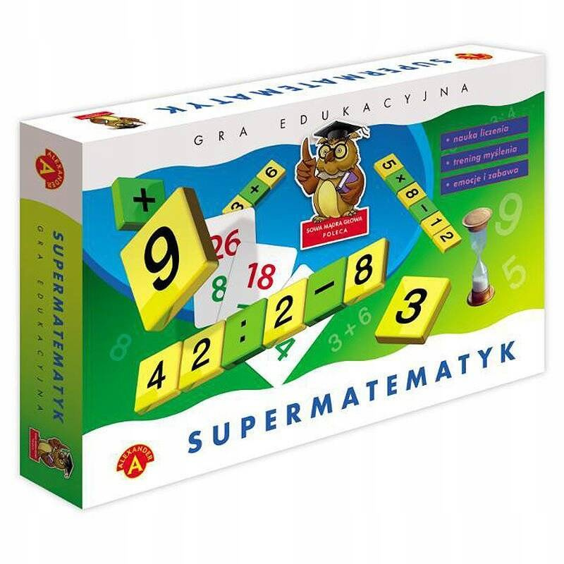 Supermatematyk Gra Edukacyjna Nauka Liczenia 7+ Alexander 0466_1