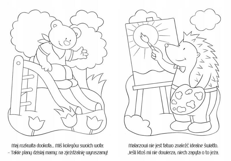 Wesołe Kolorowanki Z Hipciem Malowanka Kolorowanka 4+ Aksjomat 3954_2