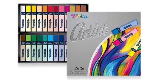 Suche Pastele ARTIST 24 Kolory Nasycone Pigmenty Colorino 65245_1