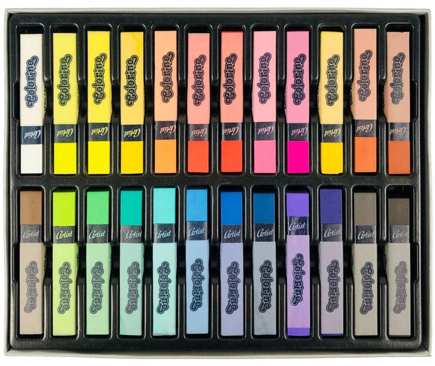 Suche Pastele ARTIST 24 Kolory Nasycone Pigmenty Colorino 65245_2