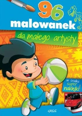 Kolorowanka 96 Malowanek Dla Małego Artysty + Super Naklejki Greg_3