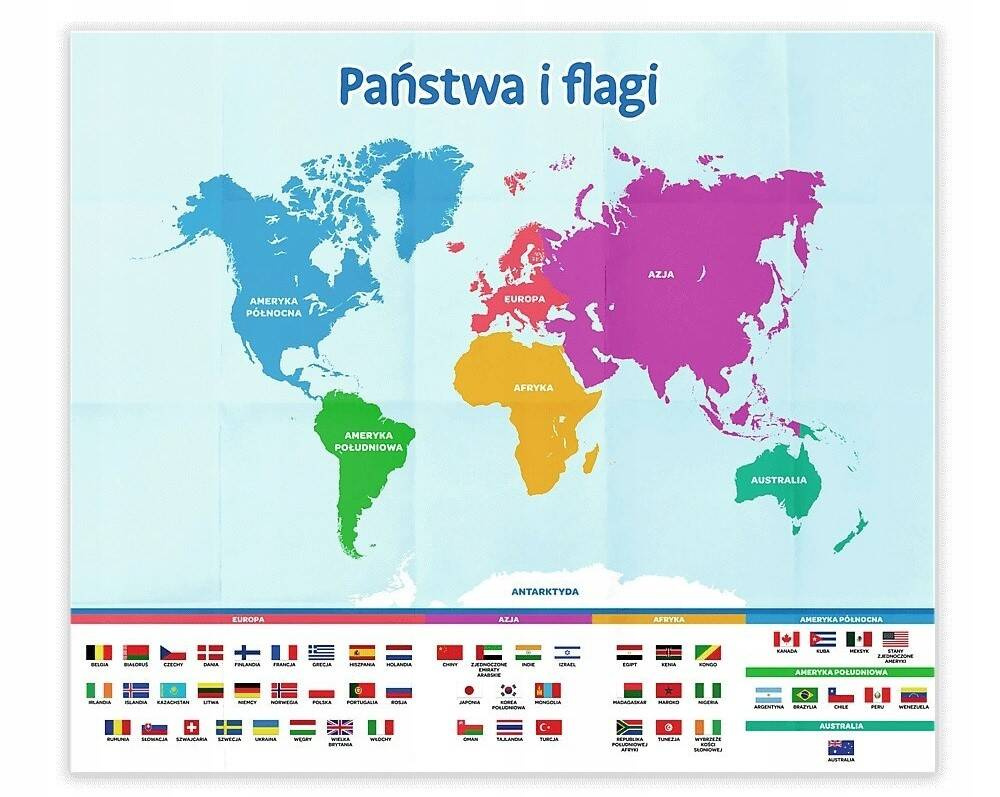 Gra Edukacyjna Państwa i Flagi Mistrz Wiedzy Geografia Podróże 6+ Trefl_3