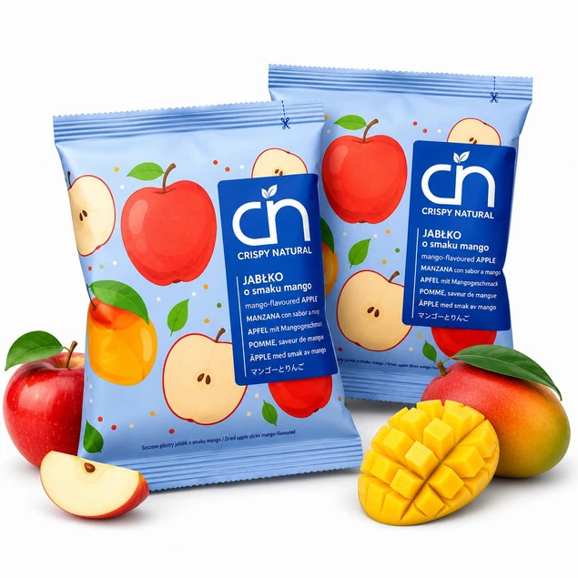 Jabłka o smaku mango Crispy Natural x2