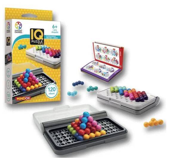 IQ Puzzle Pro Rozwijająca i Kreatywna Zabawa Wyzwania 2D 3D 6+ Smart Games_1