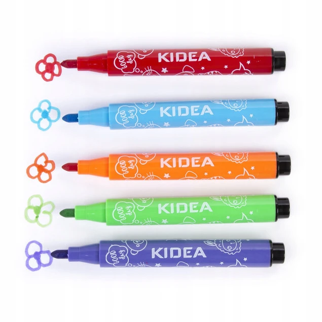 Kidea flamastry mazaki grube Jumbo 12 kolorów_2