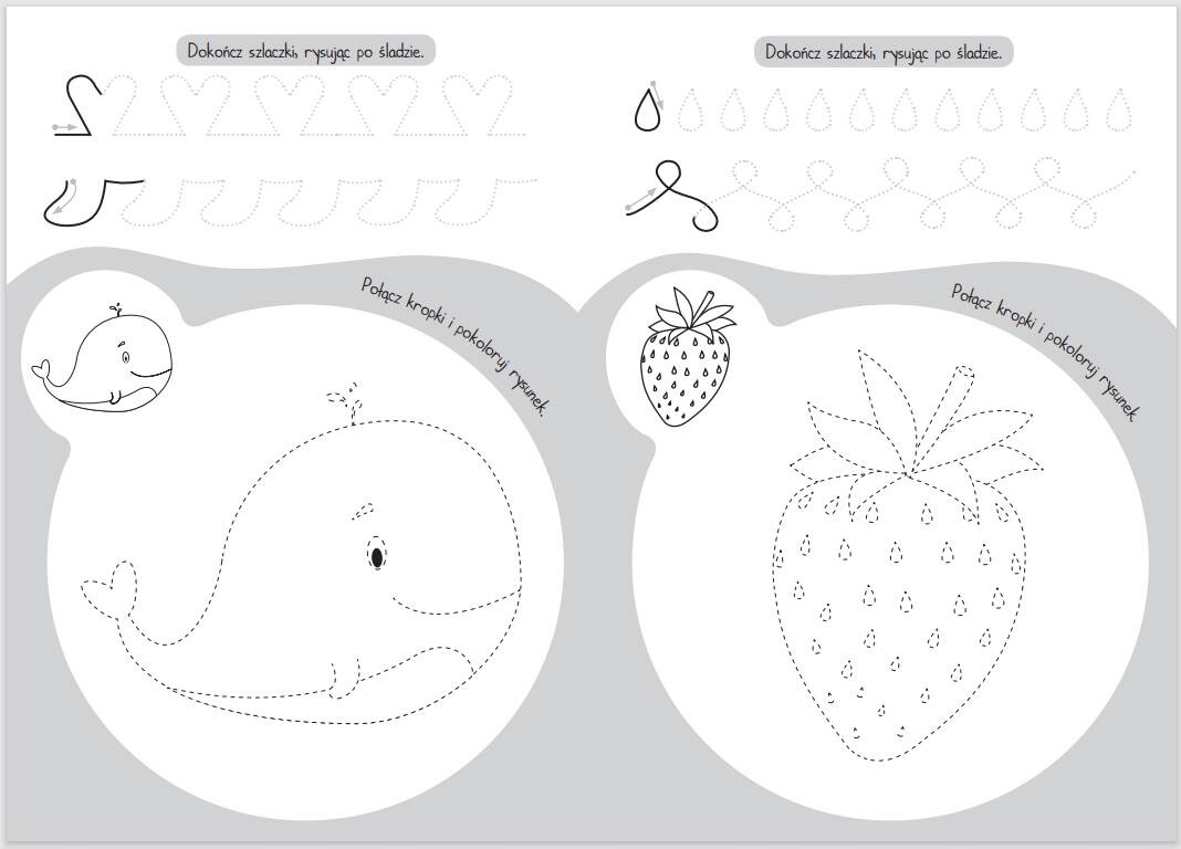 Moje Szlaczki Rysunki Do Dokończenia i Kolorowania 5+ Skrzat_4
