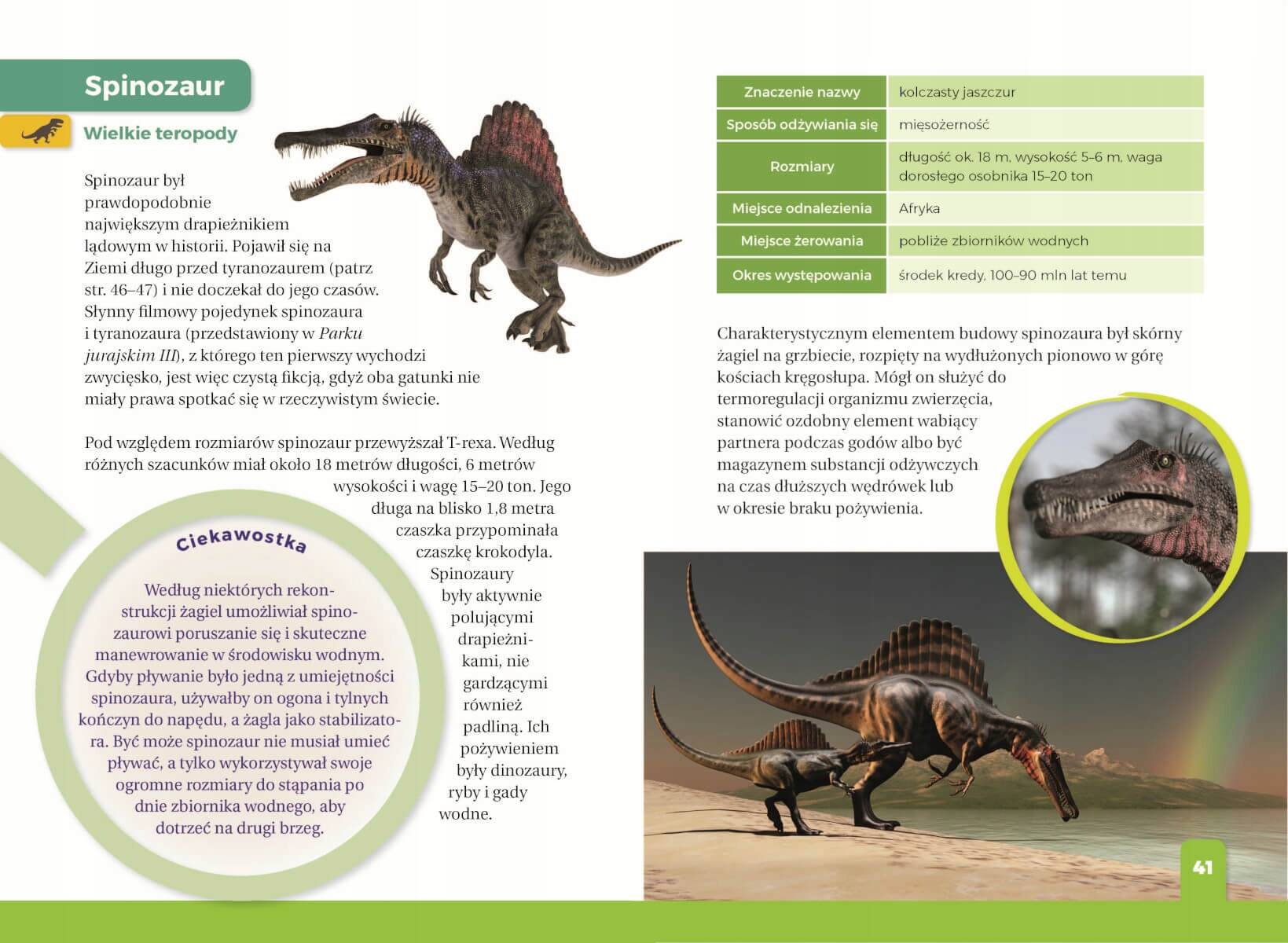 Encyklopedia Dla Dzieci Jaki To Dinozaur? Atlas Nagrody TW SBM_3