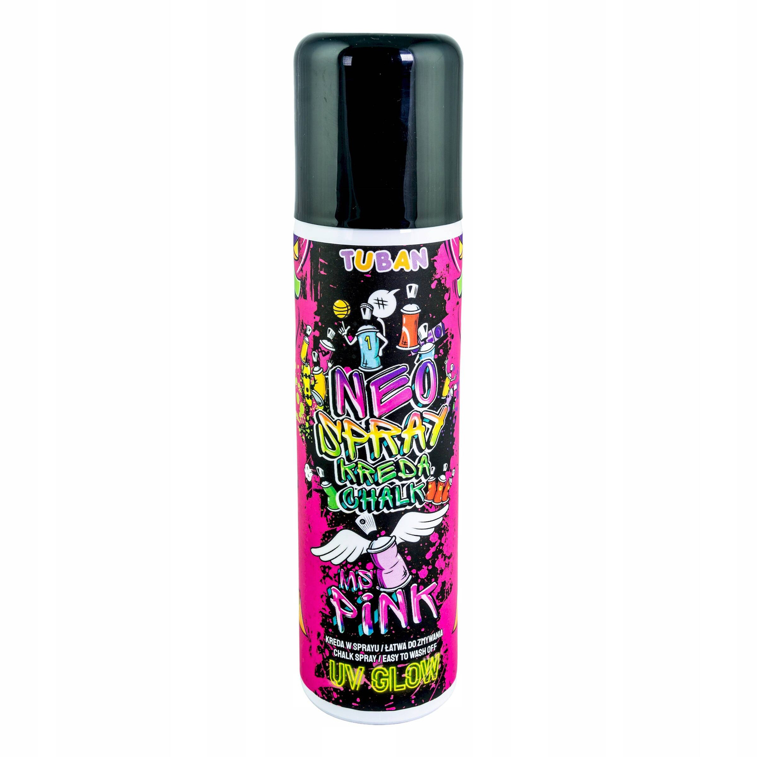 NEO KREDA SPRAY RÓŻOWA UV GLOW 150 ML TUBAN_1