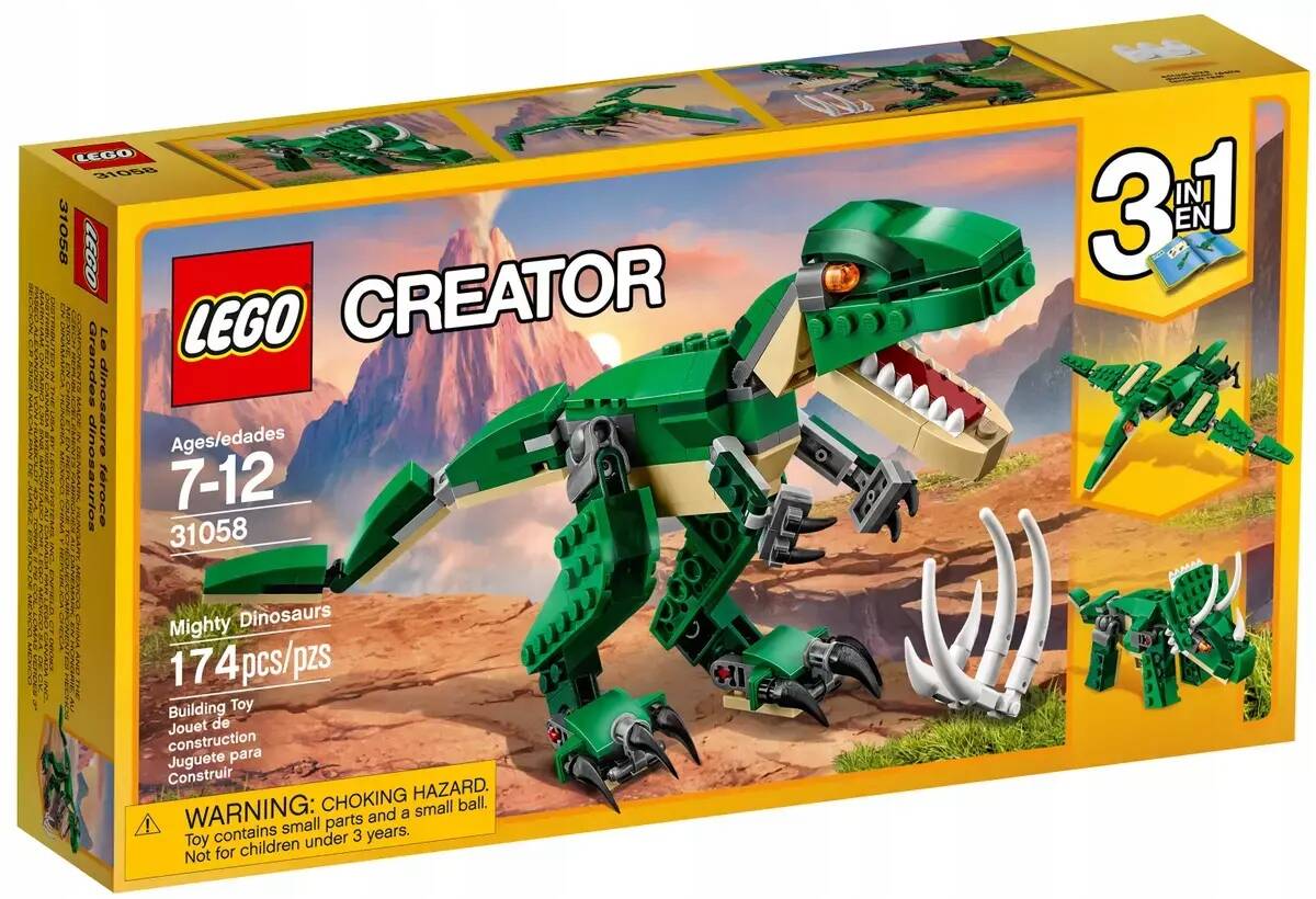 LEGO Creator Potężne Dinozaury 3w1 174el. 7+ 31058_10
