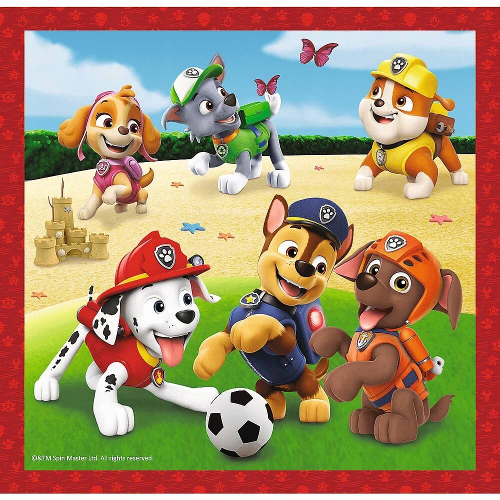 Puzzle 3w1 Układanka Pieski PSI PATROL Piesek Paw Patrol 3+ Trefl 34867_3