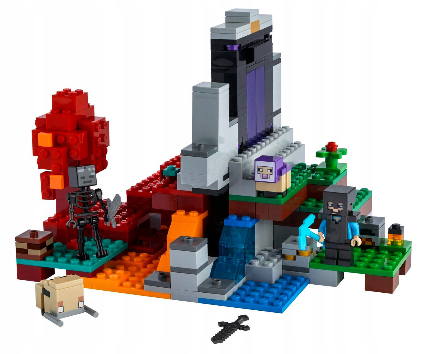 LEGO Minecraft Zniszczony Portal 316el. 8+ 21172_2