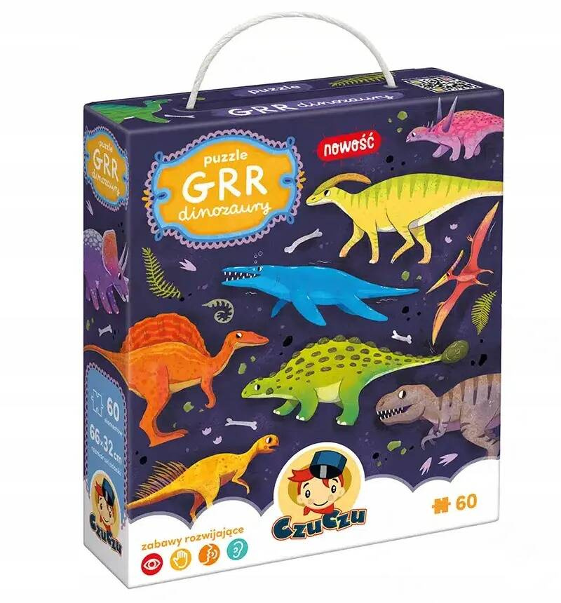 Puzzle Grr Dinozaury Układanka 60el. 4+ CzuCzu_1