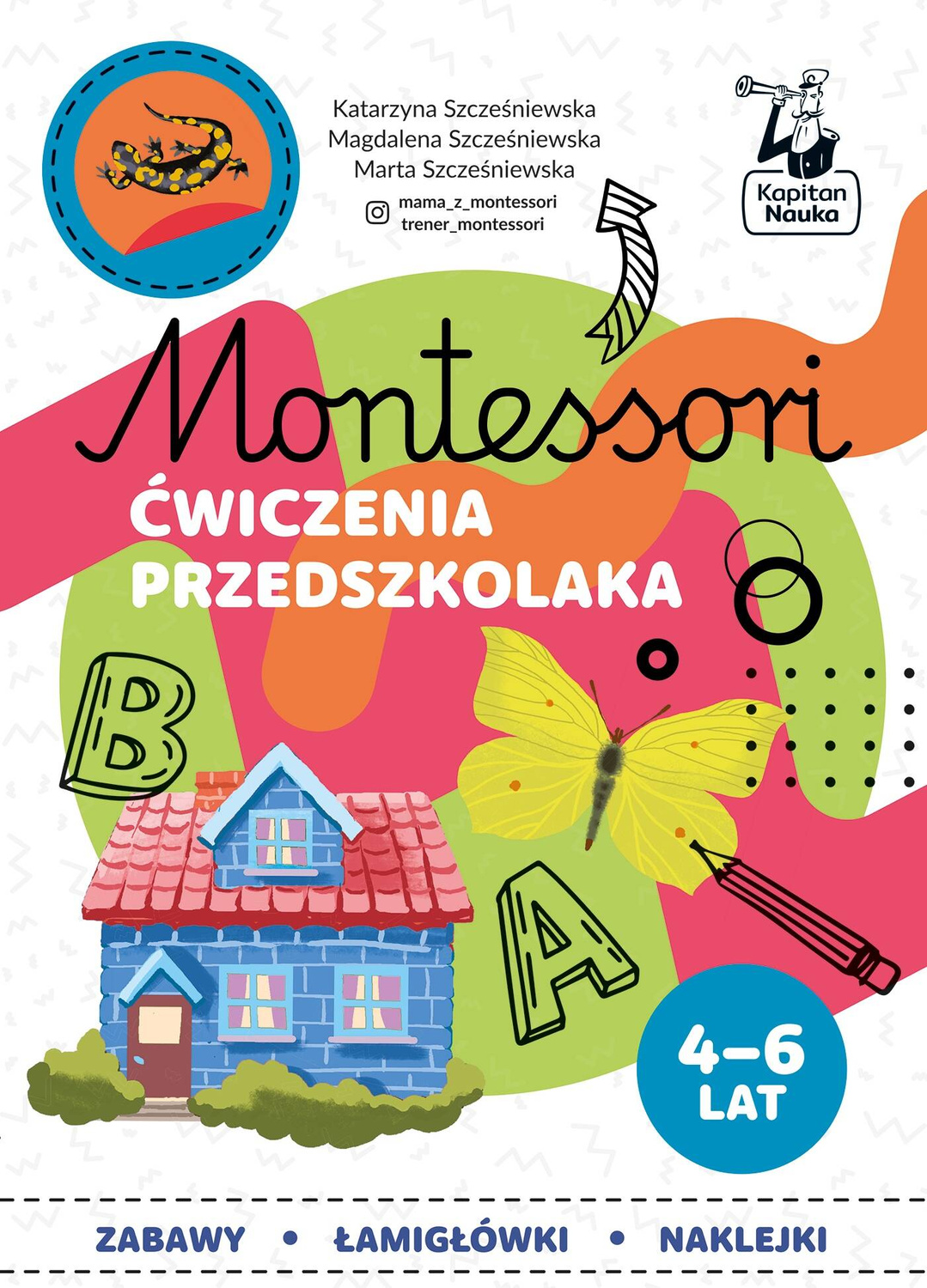 Montessori Ćwiczenia Przedszkolaka Poznawanie Świata 4+ Kapitan Nauka_1