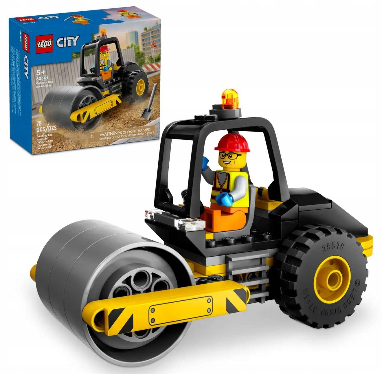 LEGO City Walec Budowlany 78el. 5+ 60401_1