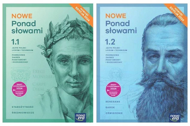 NOWE PONAD SŁOWAMI Klasa 1 LO Część 1+2 Podręcznik Nowa Era Edycja 2024_1