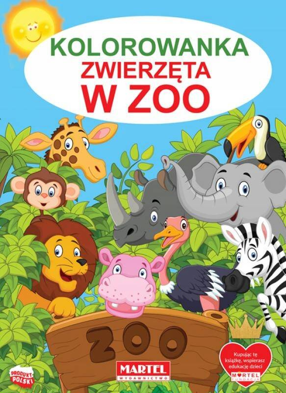 Kolorowanka Zwierzęta W ZOO Żyrafa Koala Szlaczki Martel_1